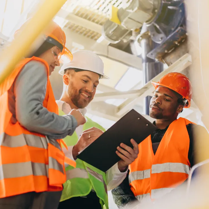 Construction workers on a CSR card health and safety course in Omagh, Co. Tyrone